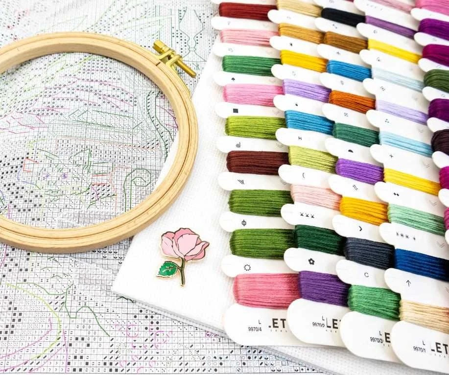 Letistitch Siuvinėjimo kryželiu rinkinys "Skaitymo sritis" 45×32 cm SLETIL9970