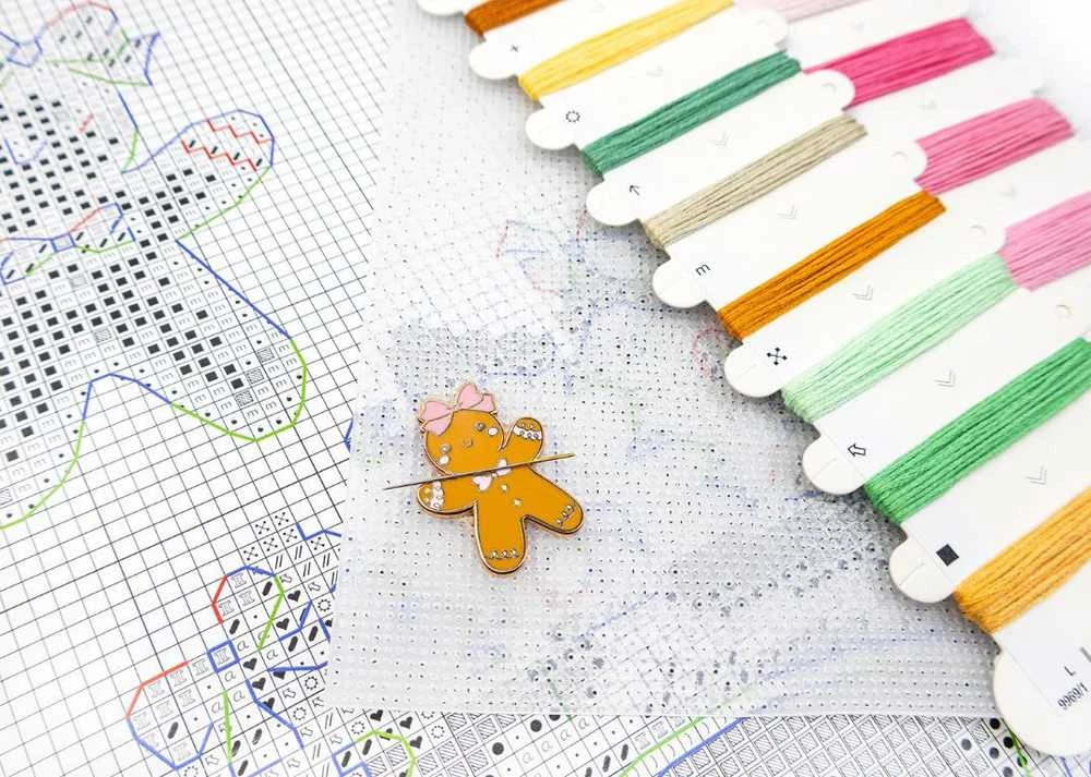 Letistitch Ristinukai rinkinys "Kalėdiniai papuošalai" 9 cm (6 vnt.) SLETIL9969