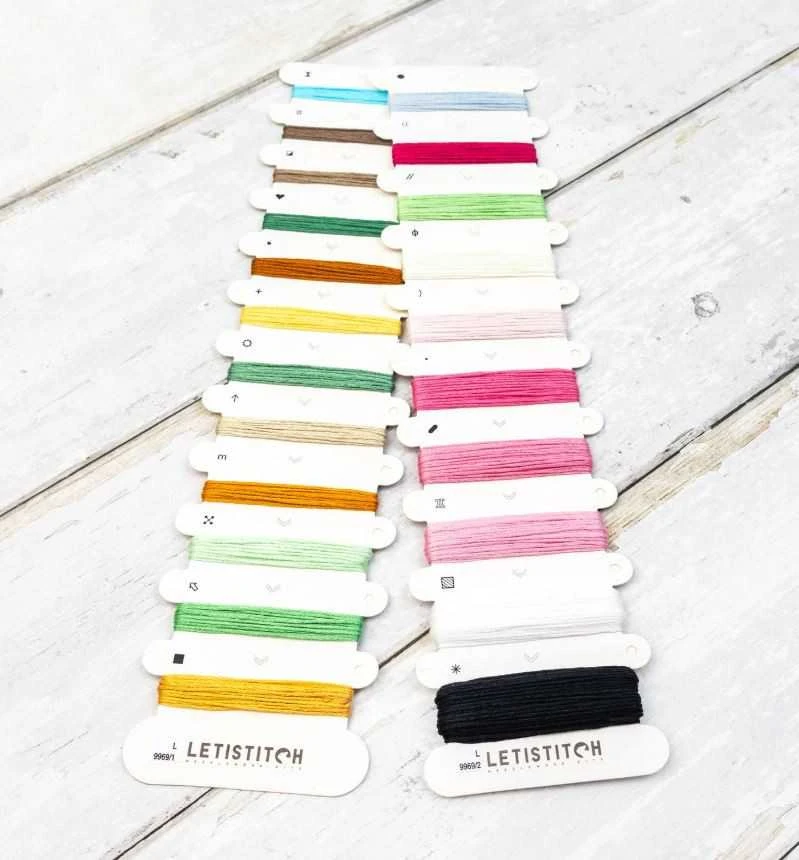 Letistitch Ristinukai rinkinys "Kalėdiniai papuošalai" 9 cm (6 vnt.) SLETIL9969