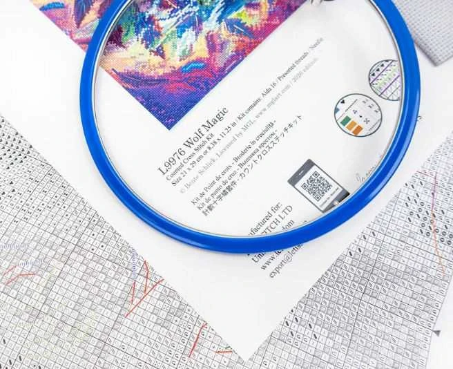 Letistitch Siuvinėjimo kryželiu rinkinys "Vilko magija" 21 x 29 cm SLETIL9976
