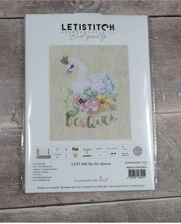LetiStitch luca S Būk karalienė SLETI996