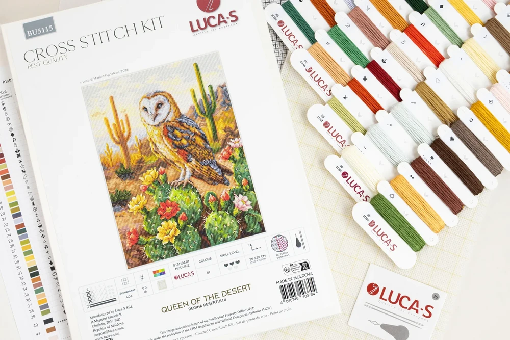 luca S Siuvinėjimo rinkinys "Dykumos karalienė" 25x34 cm SBU5115