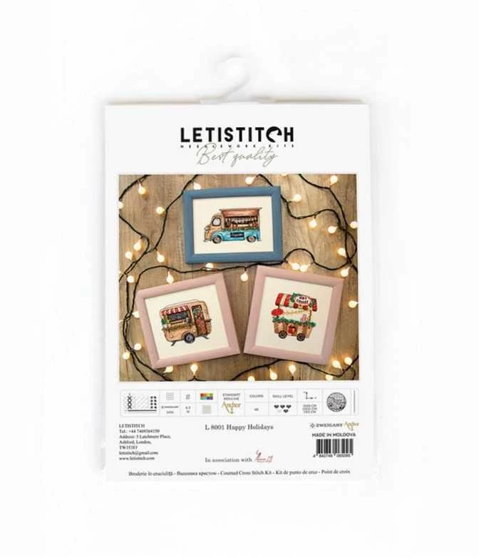 LetiStitch luca S Linksmų švenčių SLETIL8001