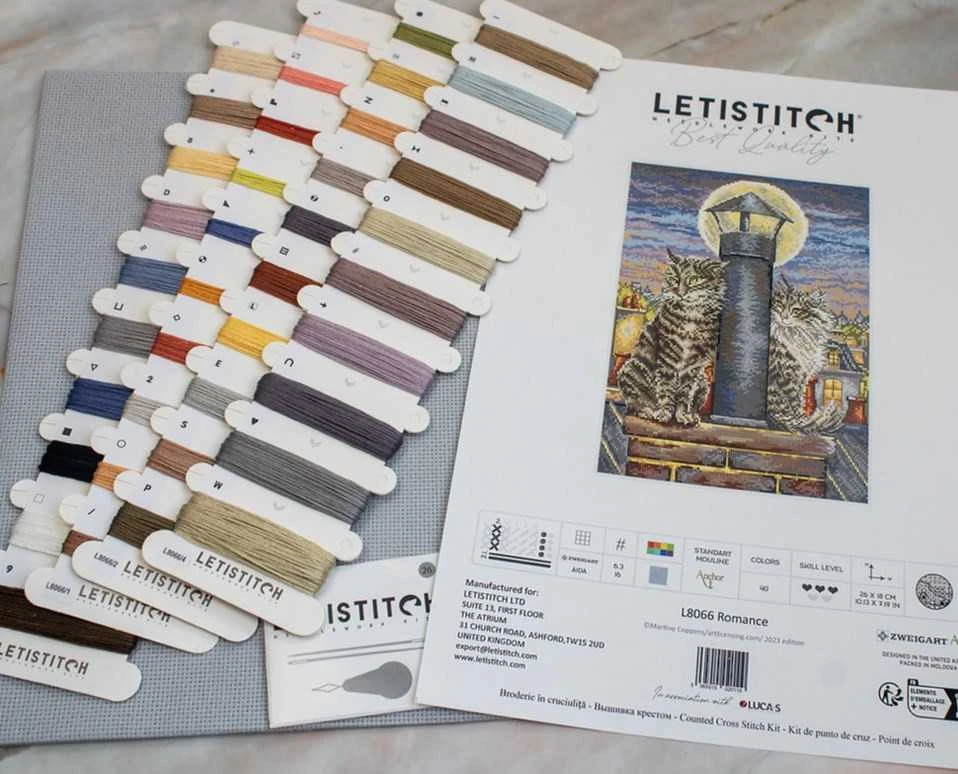 LetiStitch luca S (D) Romantika 26x18cm SLETIL8066