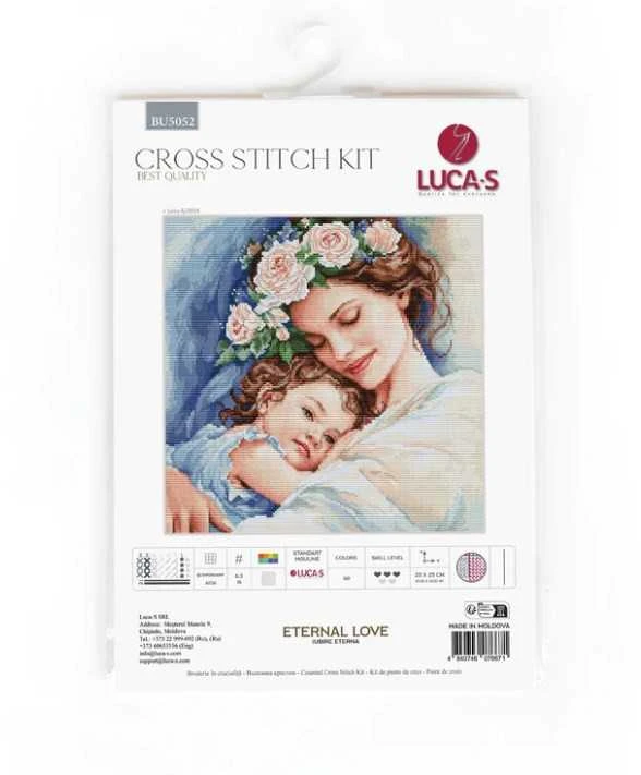 luca S (D) Kryželiu siuvinėjimas "Amžina meilė" 25x25cm SBU5052