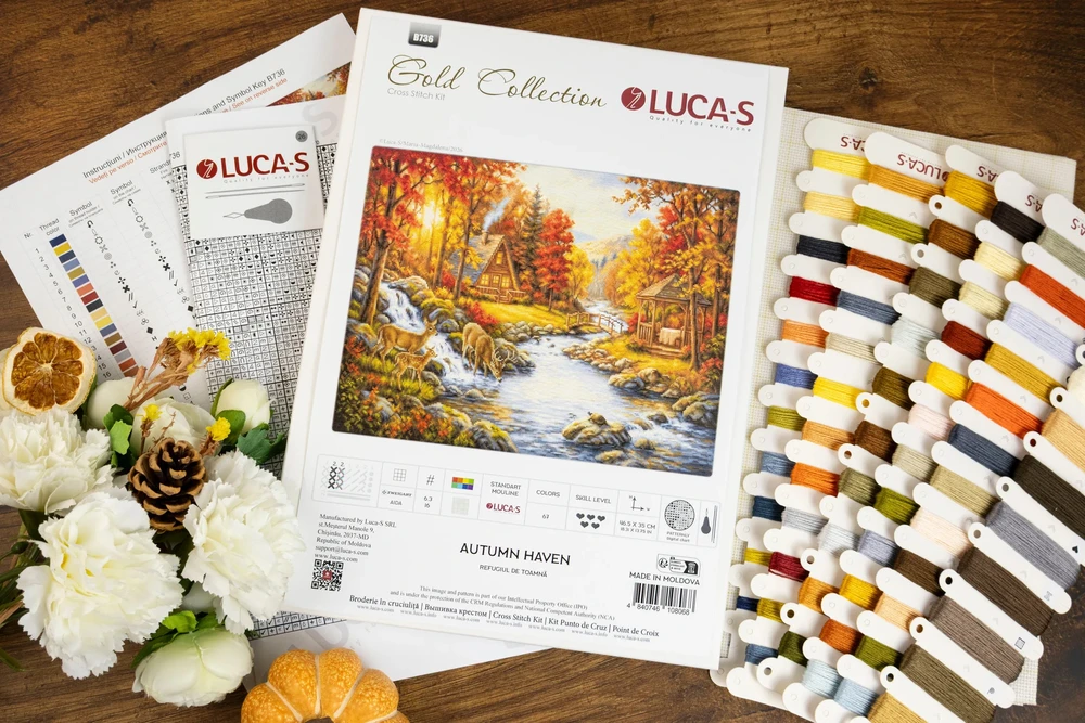 luca S Ristinsovitimo rinkinys "Rudens prieglobstis" 46,5x35 cm SB736