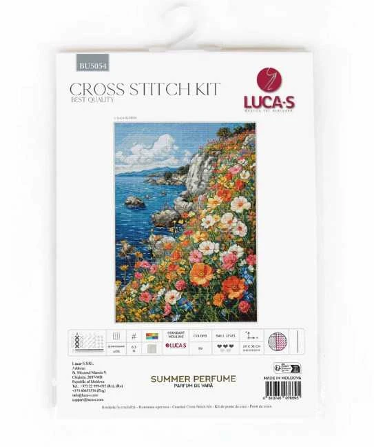 luca S Kryželiu siuvinėjimo rinkinys „Vasaros aromatas“ 27x38cm SBU5054