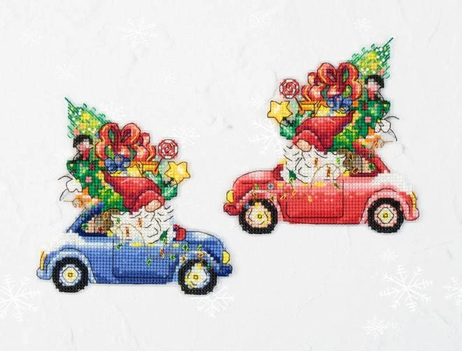 luca S Žaislų kryželiu siuvinėjimo rinkinys The Gift Car SJK035