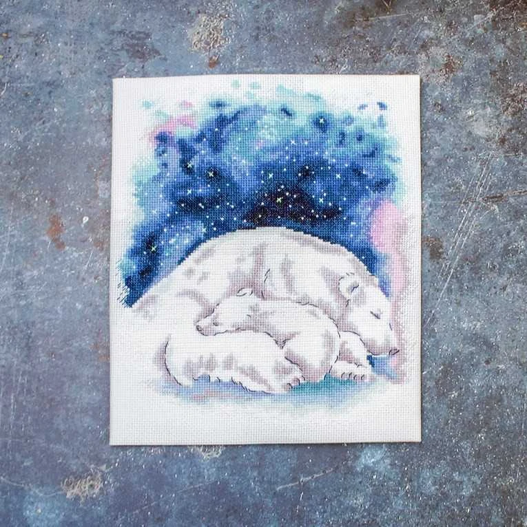 LetiStitch luca S Siuvinėtas kryželiu rinkinys „Mama's Love“ 21x24cm SLETIL8816