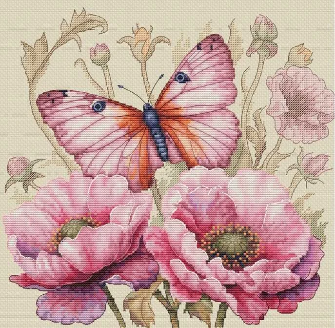 luca S (D) Siuvinėjimui kryželiu rinkinys "Dream Nature" 24x23cm SB7032