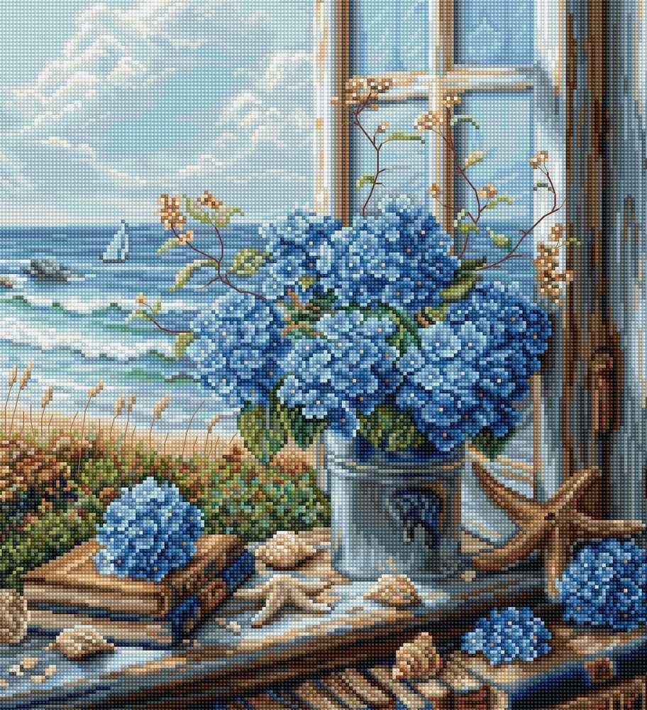 luca S Kryželiu siuvinėjimo rinkinys "Jūros vaizdas" 29x31cm SBU5065