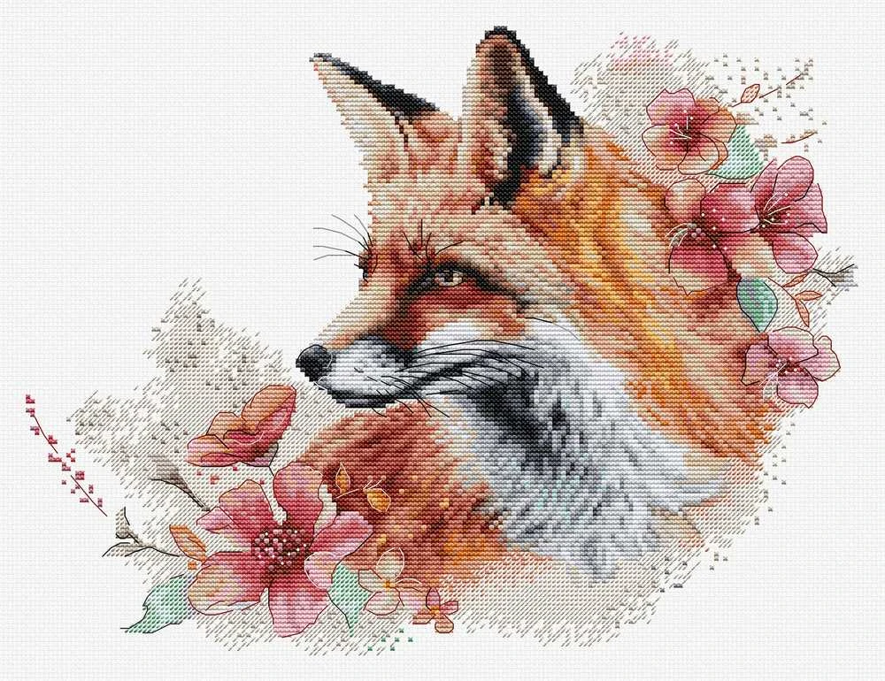 luca S Siuvinėjimo kryželiu rinkinys "The Sly Fox" 30 x 22 cm SBM3020