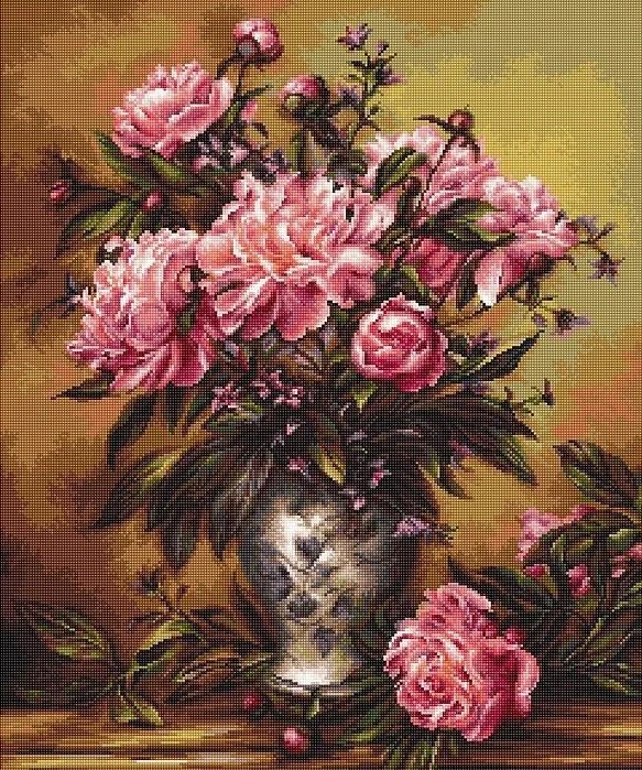 luca S Peonijų vazos SB543