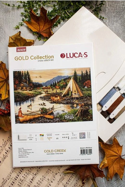luca S Gold Creek 51x34cm SB2409