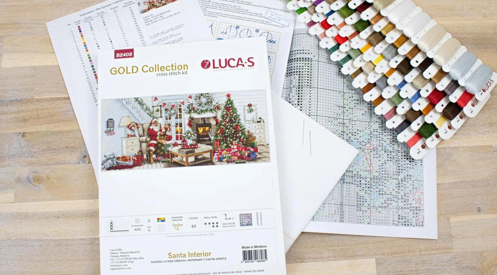 luca S (D) Kalėdų Senelio interjeras SB2408