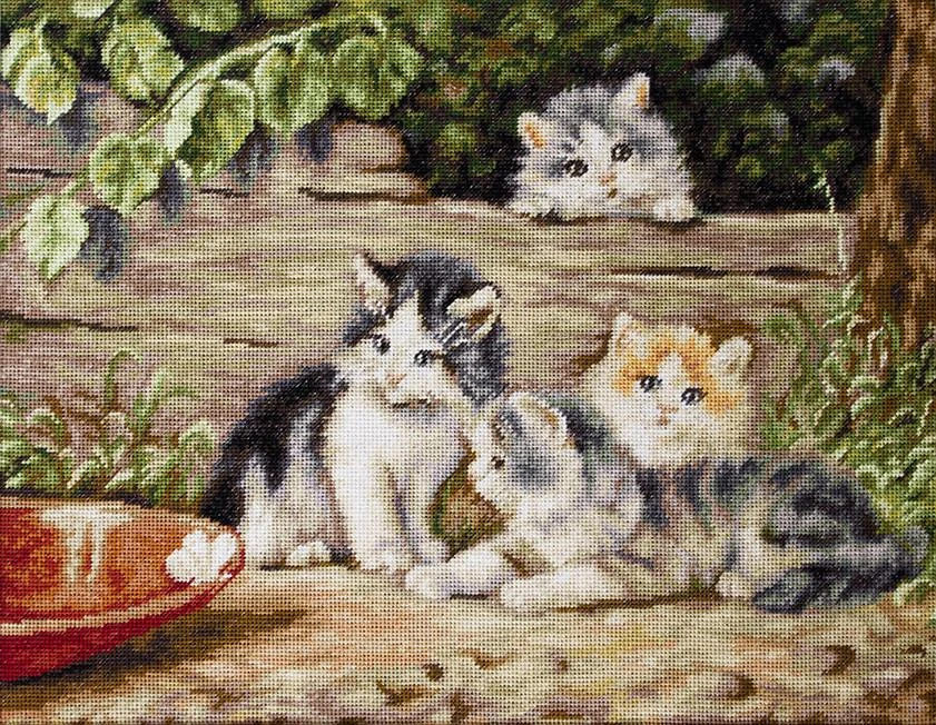 luca S Petit Point rinkinys "Katės" SG556