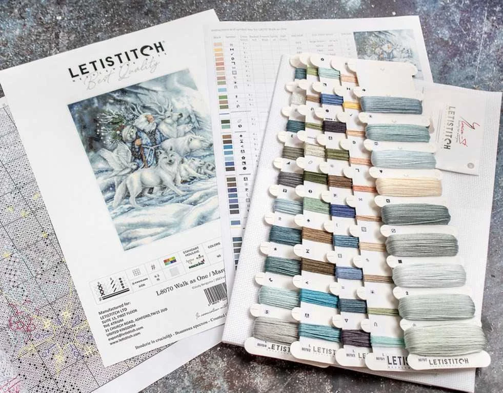 LetiStitch luca S Walk as One 31x41 cm SLETIL8070