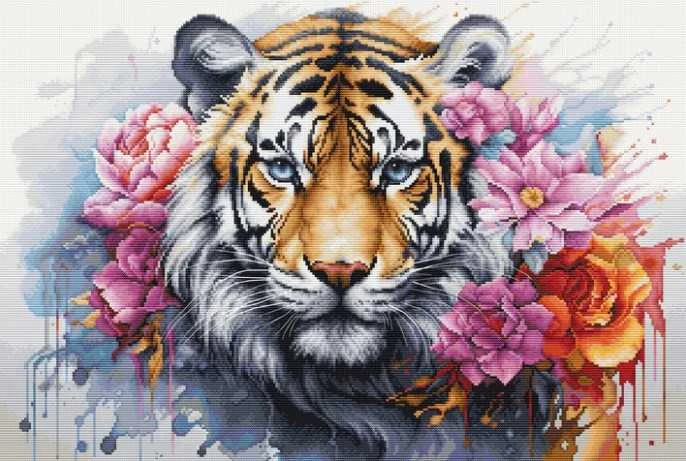 luca S Siuvinėjimo kryželiu rinkinys "Wild Life Of Predator" 48x32 cm SBU5033