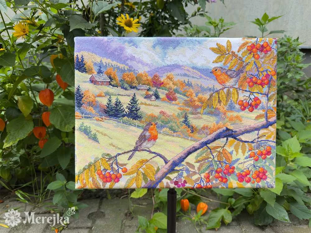 Merejka Kryželio rinkinys "Aukso raižyti kalnai" 31x40 cm SK274
