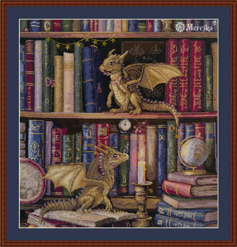 Merejka Siuvinėjimo kryželiu rinkinys "The Moth Hunters" 37x39 cm SK266