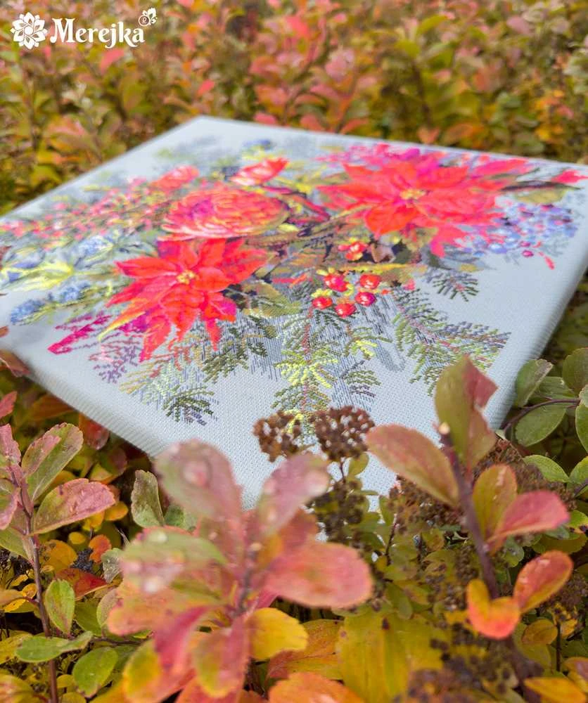 Merejka Kryželių siuvinėjimo rinkinys "Kalėdinis susitarimas" 30х42 cm SK272
