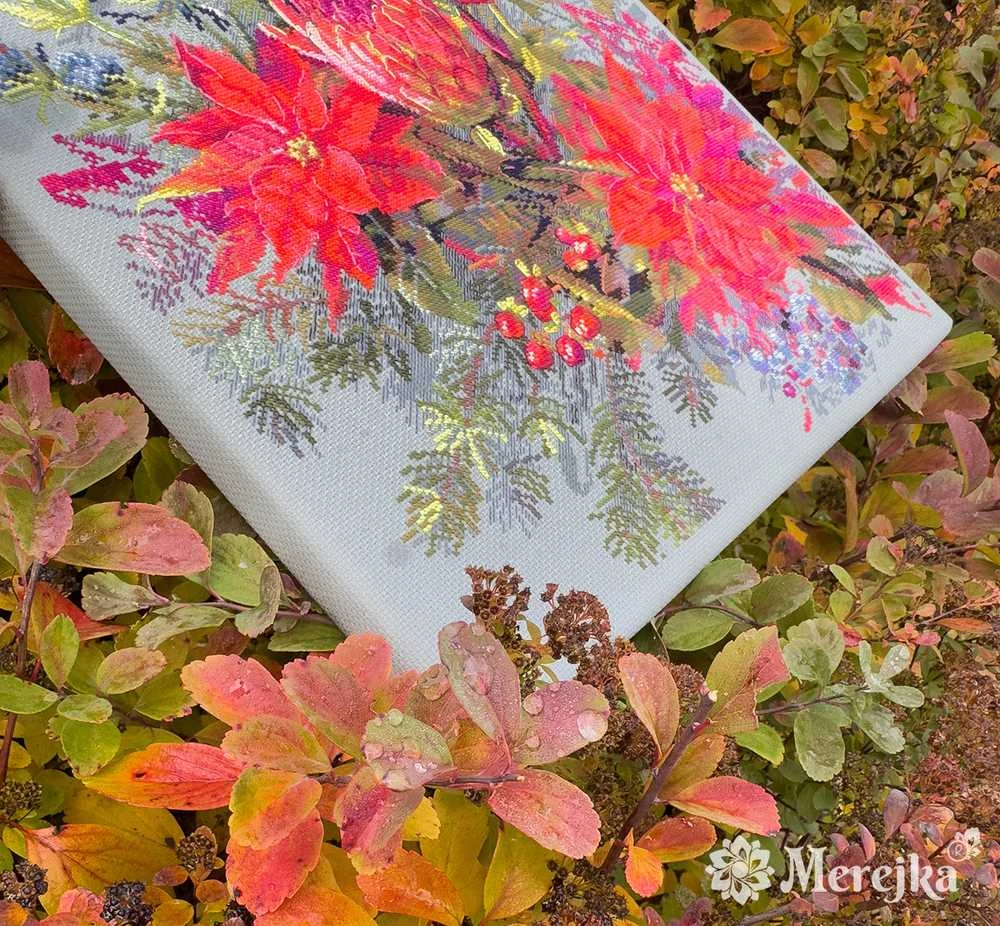Merejka Kryželių siuvinėjimo rinkinys "Kalėdinis susitarimas" 30х42 cm SK272