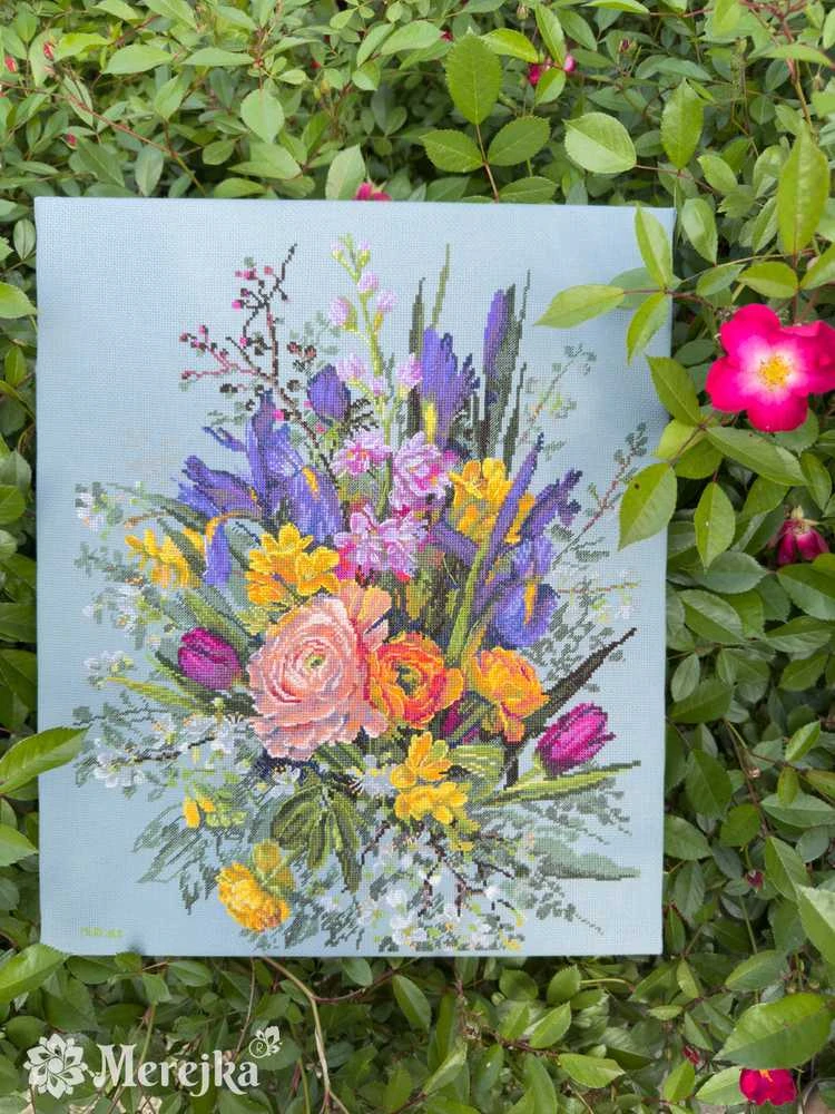 Merejka Siuvinėjimo kryželiu rinkinys "Sodo pabudimas" 40х31 cm SK271