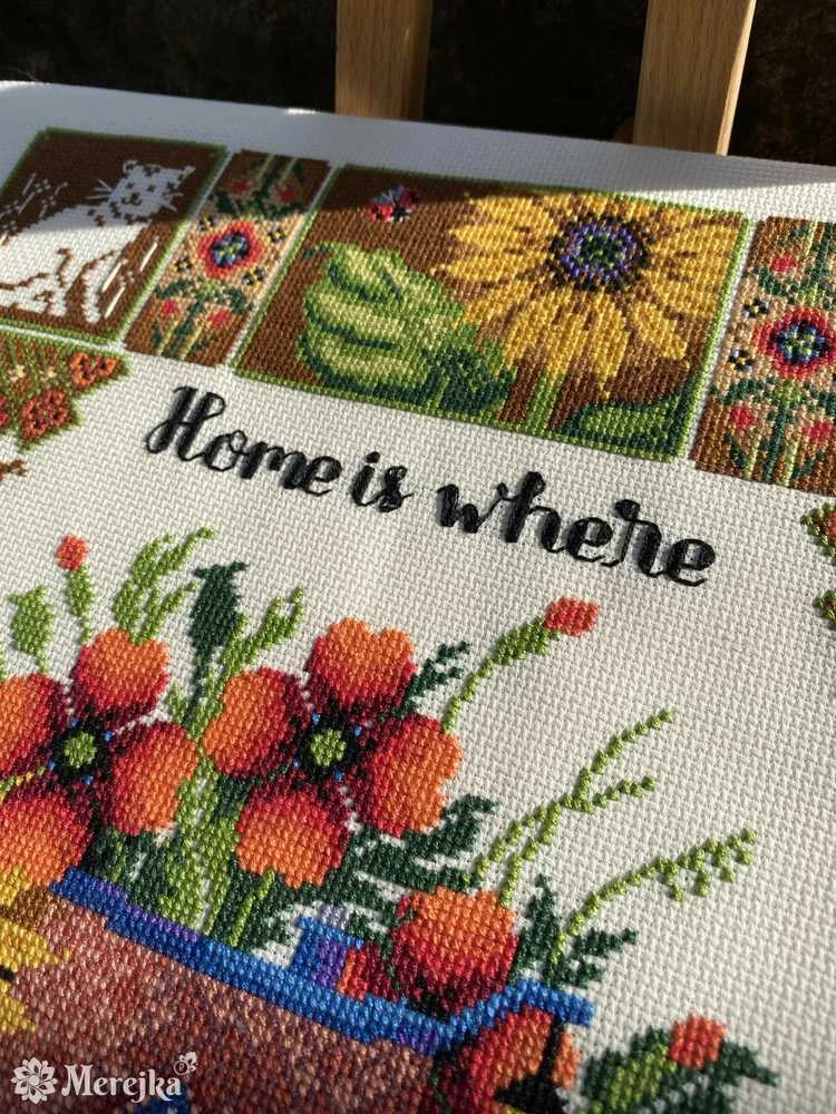 Merejka Namai ten, kur yra katė 27x43 SK220