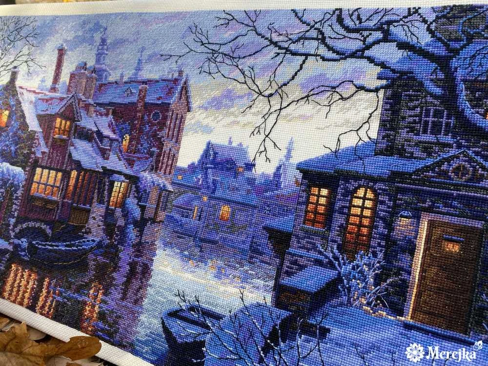Merejka Kryželiu siuvinėjimo rinkinys „Šiaurės Venecija“ 57,5x28 SK211