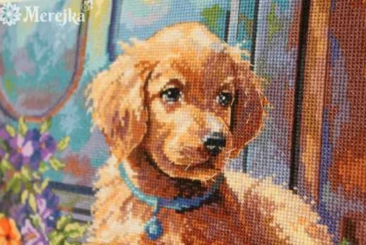 Merejka Skaičiuojamasis kryžiaus dygsnio rinkinys "Saulėta veranda" 22x28,5 SK235