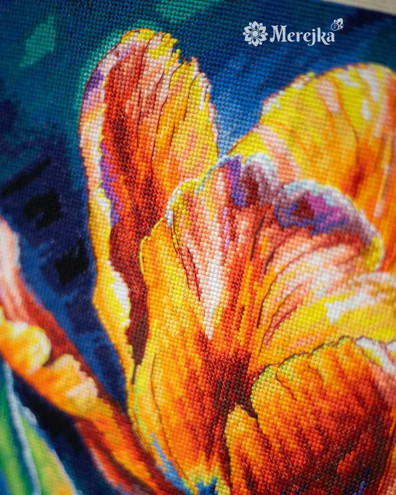 Merejka Ristinukud "Pavasara mošė. Vibrance" 27 x 27 cm SK299