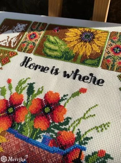 Merejka Namai ten, kur yra katė 27x43 SK220