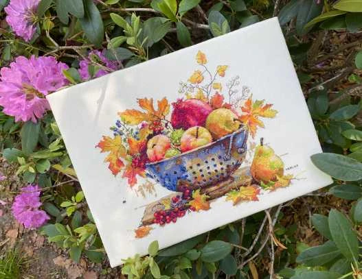 Merejka Kryželiu siuvinėjimo rinkinys „Rugsėjo rasa“ 28x33 SK253