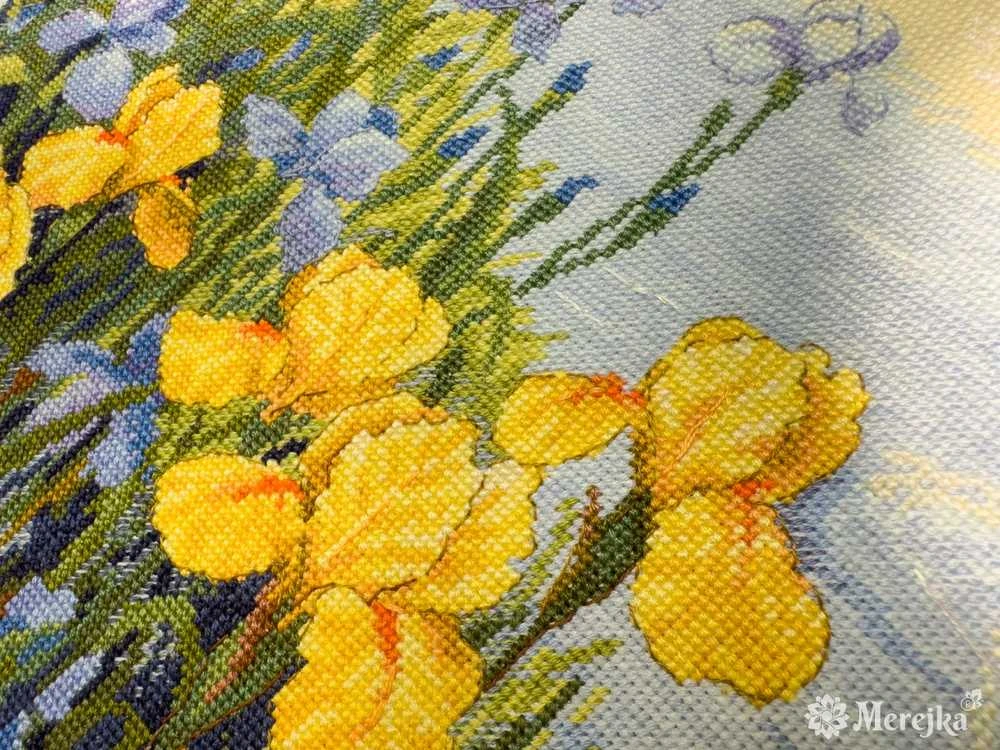 Merejka Kryželių siuvinėjimo rinkinys "Užburtas tvenkinys" 28x34 SK263