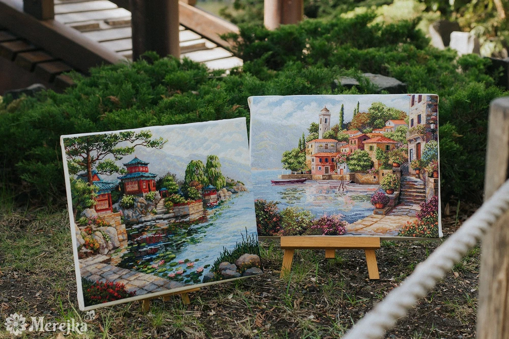 Merejka Ristinystės rinkinys "Tylus varpas" 40x31 cm SK301