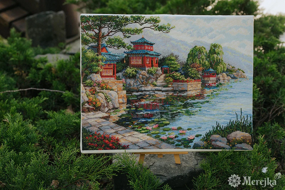 Merejka Ristinystės rinkinys "Tylus varpas" 40x31 cm SK301