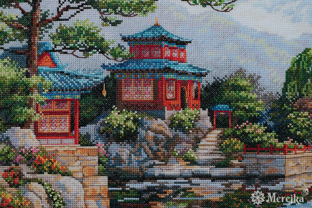 Merejka Ristinystės rinkinys "Tylus varpas" 40x31 cm SK301