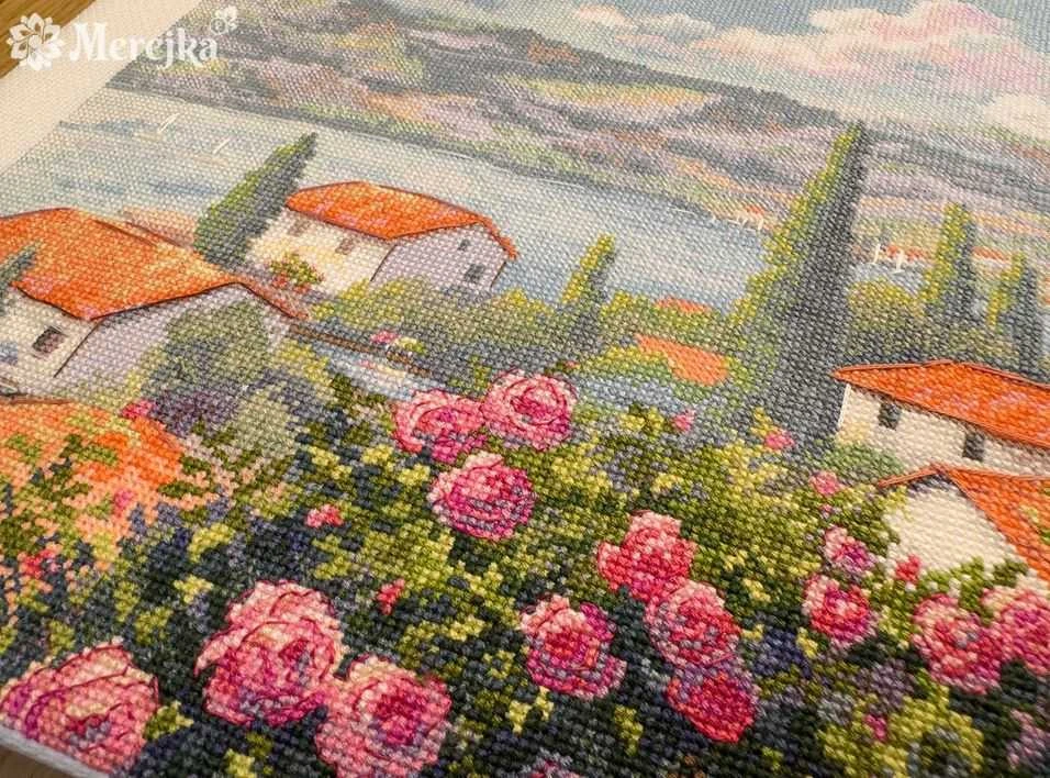 Merejka Siuvinėjimo kryželiu rinkinys "Vasaros šnabždesiai" 43,5x25 cm SK276