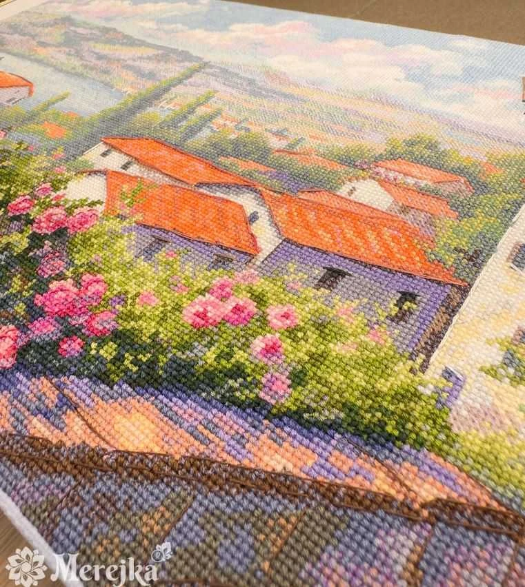 Merejka Siuvinėjimo kryželiu rinkinys "Vasaros šnabždesiai" 43,5x25 cm SK276