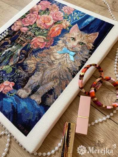 Merejka Kryželiu siuvinėjimo rinkinys "Rosie" 22,5x30 cm SK236