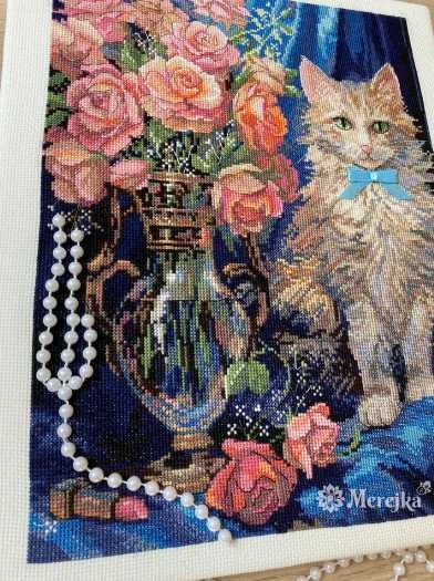 Merejka Kryželiu siuvinėjimo rinkinys "Rosie" 22,5x30 cm SK236