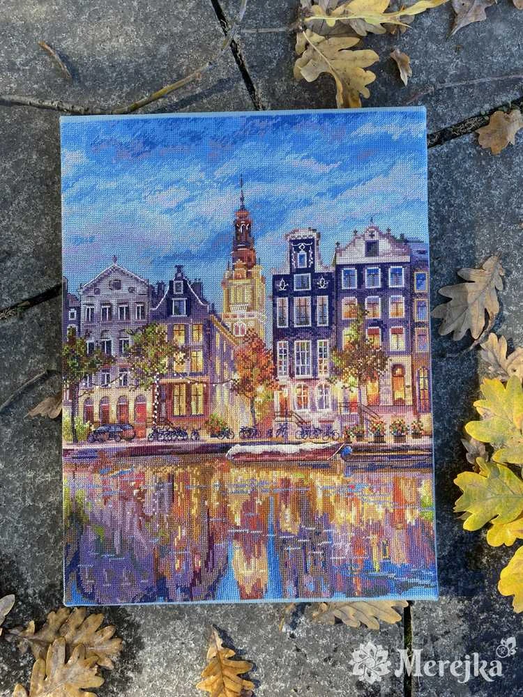 Merejka Skaičiuojamo kryželiu rinkinys "Amsterdamas" 30x39,5 SK232