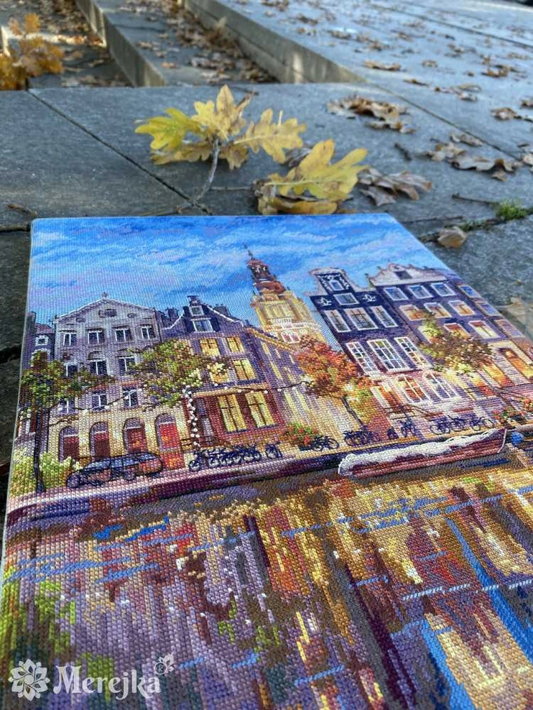 Merejka Skaičiuojamo kryželiu rinkinys "Amsterdamas" 30x39,5 SK232