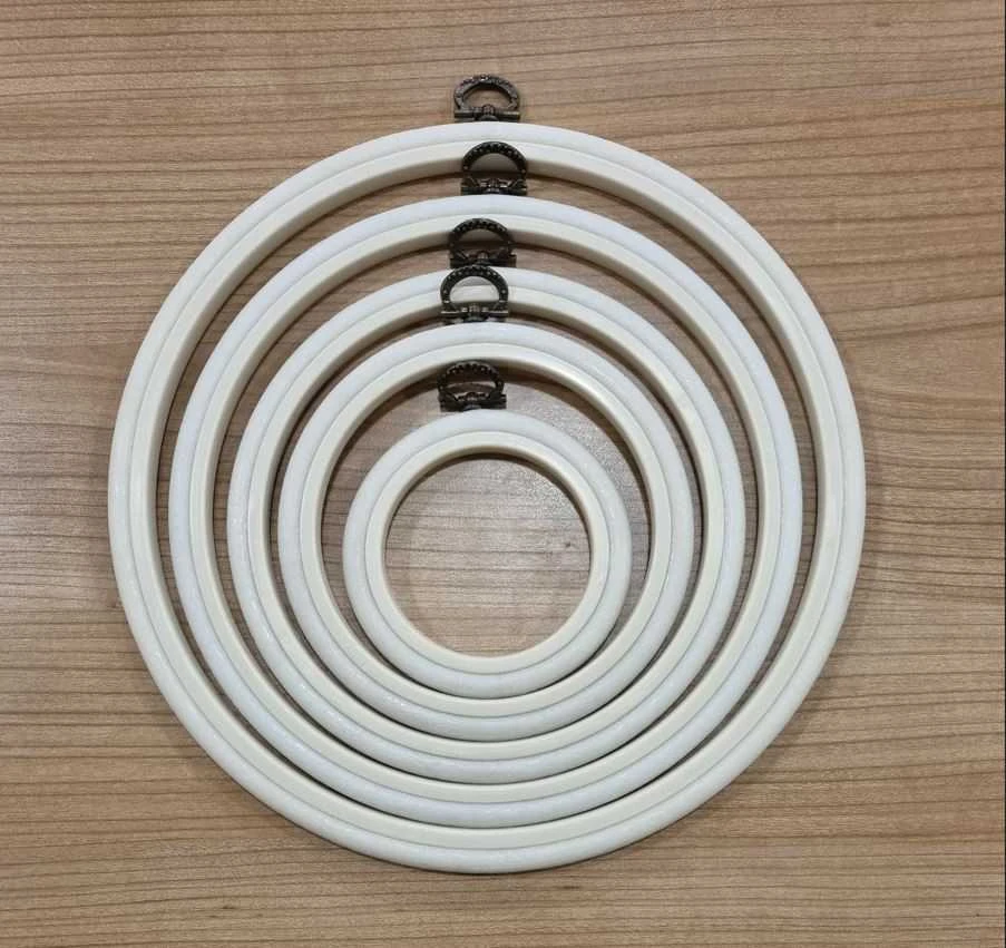Nurge Pazarlama 17 cm apvalus lankelis (baltas) 230-3WHT