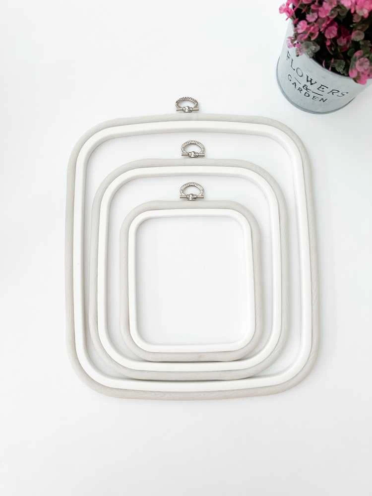 Nurge Pazarlama 23x25 cm kvadratinis lankelis (baltas) 230-13WHT