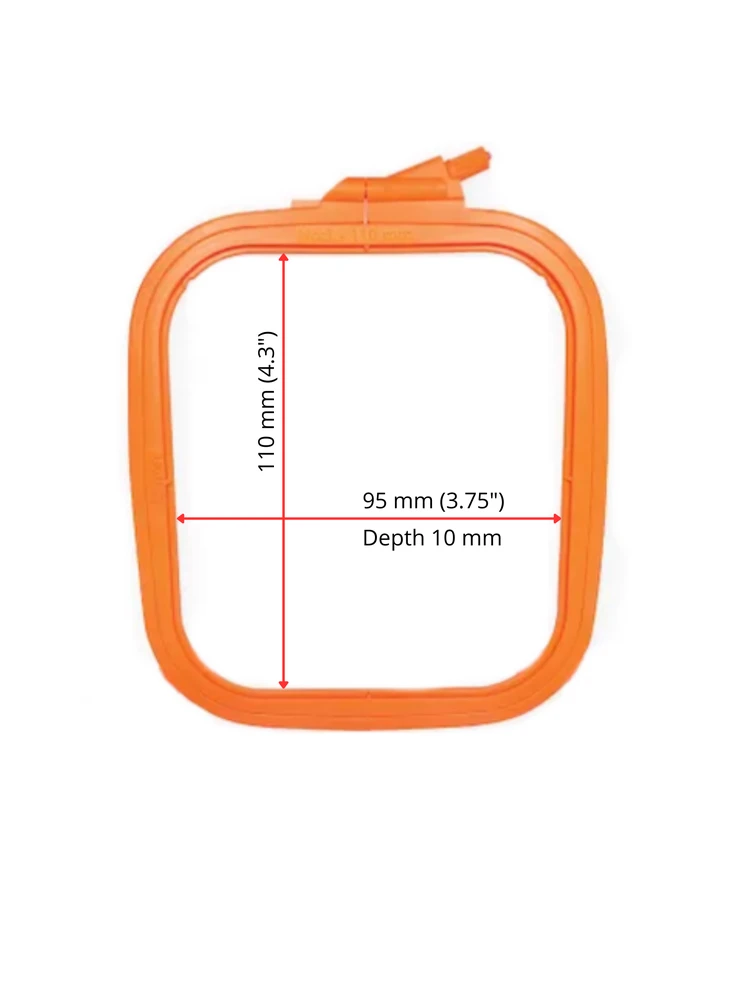 Nurge Pazarlama Nurge Aikštė (Stačiakampis) Plastikiniai lankai 9,5*11 cm (oranžinis) 170-11OR