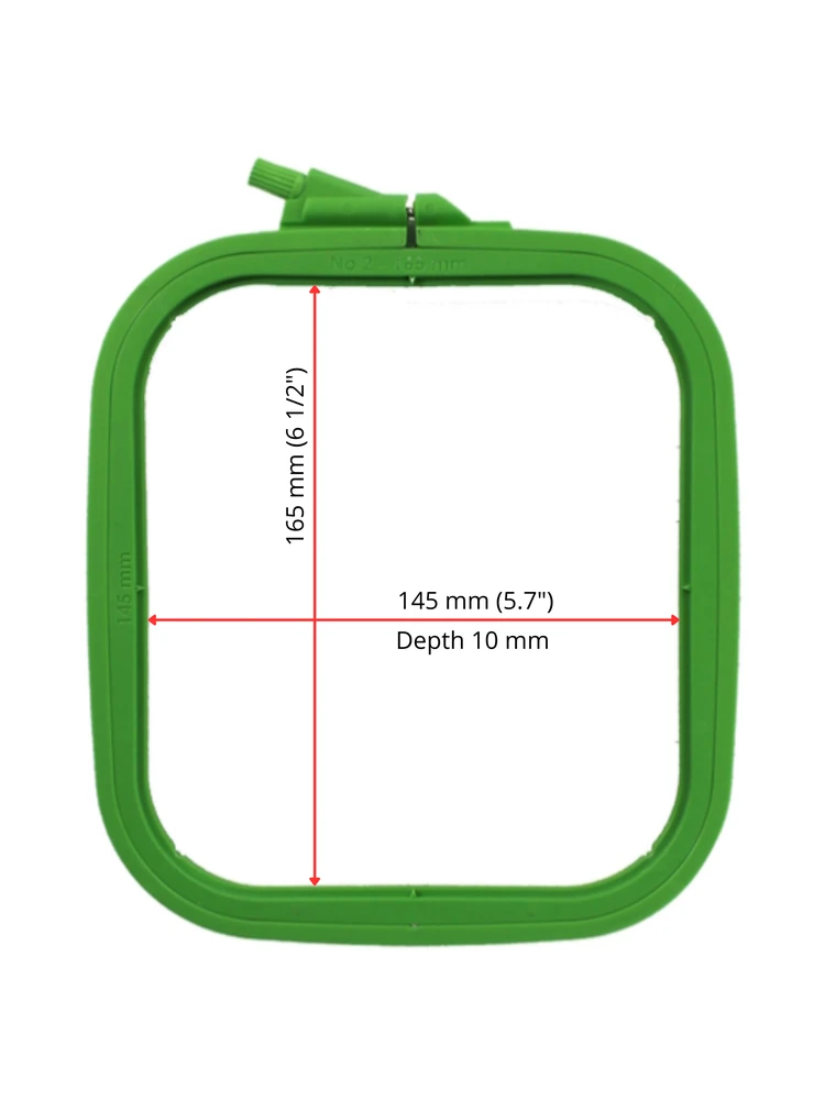 Nurge Pazarlama Nurge Aikštės (stačiakampis) plastikiniai lankai 14,5*16,5 cm (žalias) 170-12GREEN