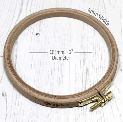 Nurge Pazarlama Nurge buko medienos siuvinėjimo lankeliai 16 cm 100-3