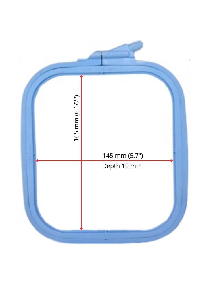 Nurge Pazarlama Nurge kvadratiniai (stačiakampiai) plastikiniai rėmeliai 14.5*16.5 cm (mėlyni) 170-12BL