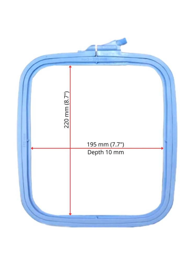 Nurge Pazarlama Nurge Kvadratiniai (stačiakampiai) plastikiniai rėmeliai 19.5*22 cm (mėlyni) 170-13BL